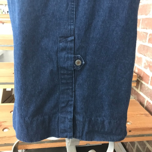 Vintage Denim Knee-Length Skirt - Picture 5 of 8